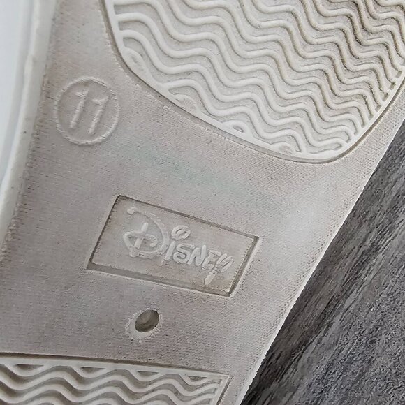 🔥Disney Minnie Mouse Women's Canvas Lace Up Polka Dot White Black Shoe Sneakers - Picture 9 of 11